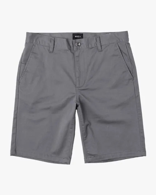 Rvca Weekend Stretch Shorts Smoke Men Shorts and Hybrids