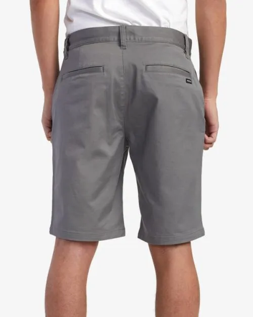Rvca Weekend Stretch Shorts Smoke Men Shorts and Hybrids