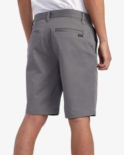 Rvca Weekend Stretch Shorts Smoke Men Shorts and Hybrids