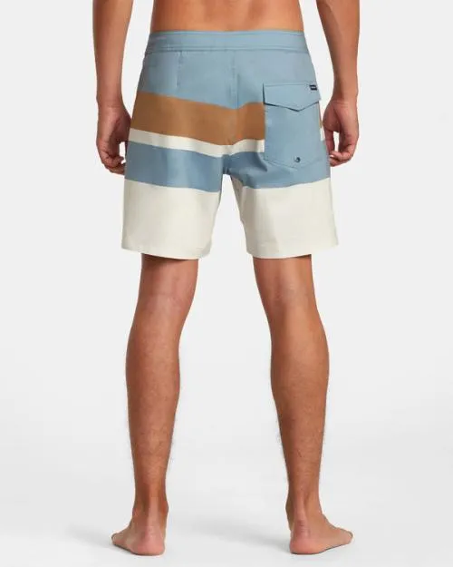 Rvca Westport Boardshorts 17034 Light Blue Men Boardshorts