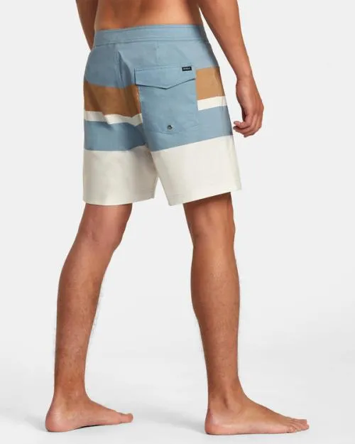 Rvca Westport Boardshorts 17034 Light Blue Men Boardshorts