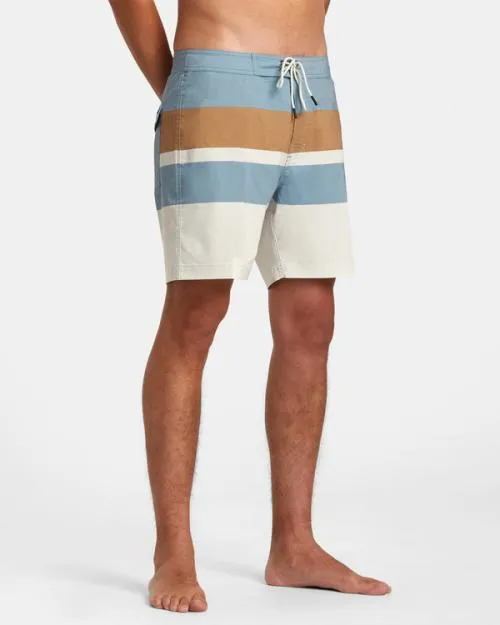 Rvca Westport Boardshorts 17034 Light Blue Men Boardshorts