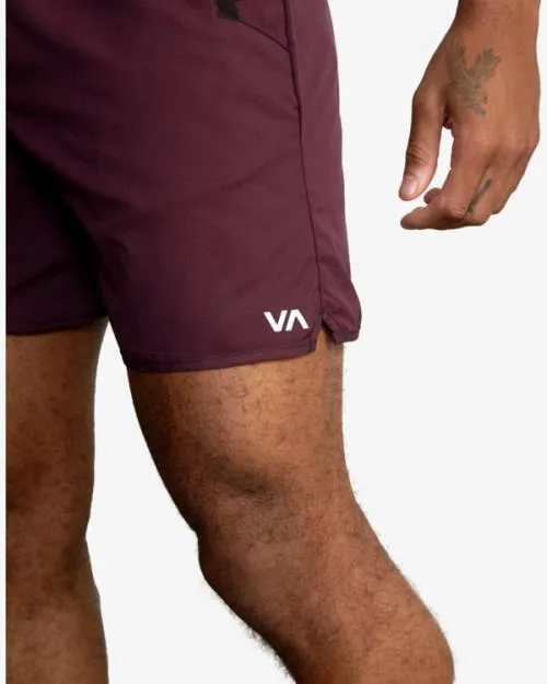Rvca YOGGER IV ATHLETIC SHORTS 17034 Plum Men Athletic Shorts