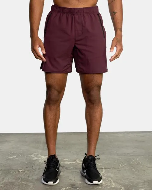 Rvca YOGGER IV ATHLETIC SHORTS 17034 Plum Men Athletic Shorts