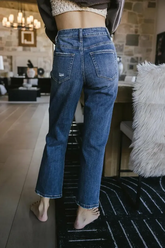 Ryleigh Straight Leg Jeans Medium Wash Women Bohme Denim