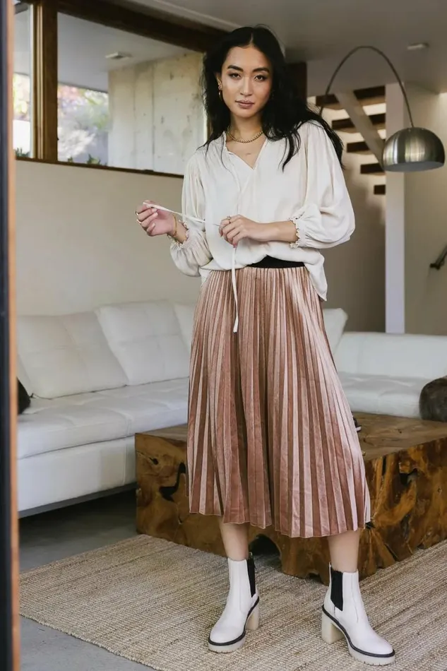 Sabrina Blouse In Champagne Champagne Women Bohme Tops