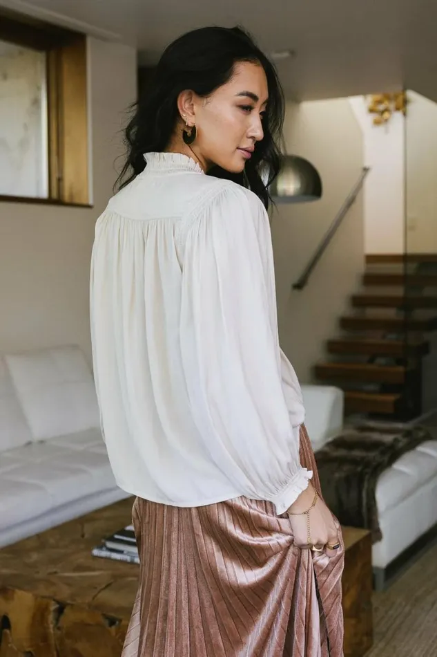 Sabrina Blouse In Champagne Champagne Women Bohme Tops