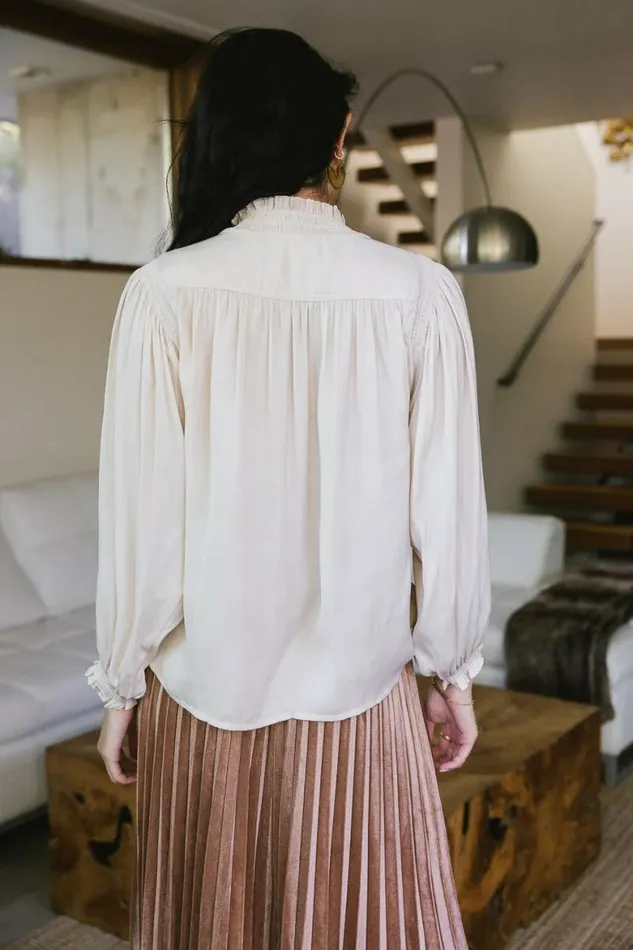 Sabrina Blouse In Champagne Champagne Women Bohme Tops