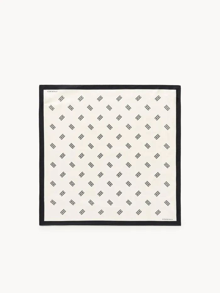 Scarves Women By Malene Birger Monnis Silk Scarf Soft White