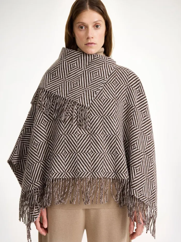 Scarves Women By Malene Birger Turtmas Wool Poncho Birdeye Scarves Women By Malene Birger Turtmas Wool Poncho Birdeye