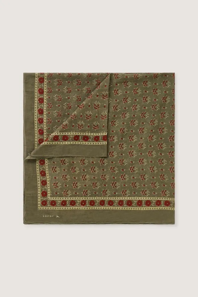 Scarves Women Soeur CLASSIC SCARF Greenpink