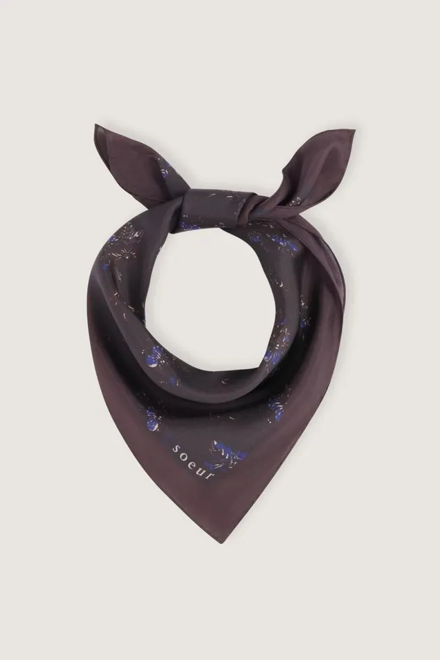 Scarves Women Soeur DALTON SCARF Plumblue