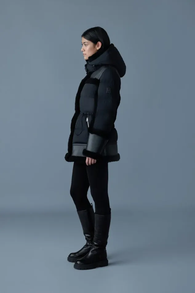 Shearling Jackets Women Mackage LILIBETH Mixedmedia Shearling Down Parka Blacknatural Shearling Jackets Women Mackage LILIBETH Mixedmedia Shearling Down Parka Blacknatural