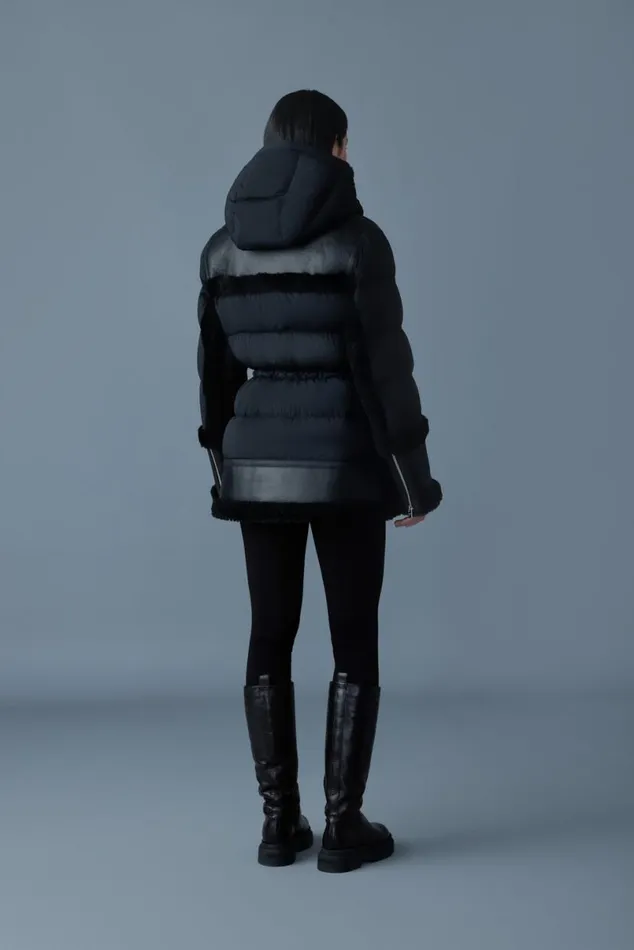 Shearling Jackets Women Mackage LILIBETH Mixedmedia Shearling Down Parka Blacknatural Shearling Jackets Women Mackage LILIBETH Mixedmedia Shearling Down Parka Blacknatural