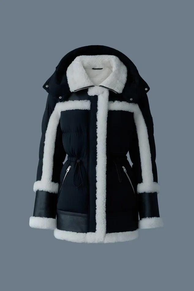 Shearling Jackets Women Mackage LILIBETH Mixedmedia Shearling Down Parka Blacknatural Shearling Jackets Women Mackage LILIBETH Mixedmedia Shearling Down Parka Blacknatural