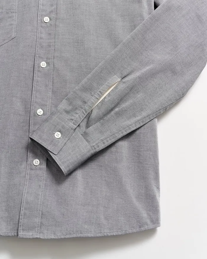 Shirting Men Billy Reid Arnie Oxford Shirt Light Grey