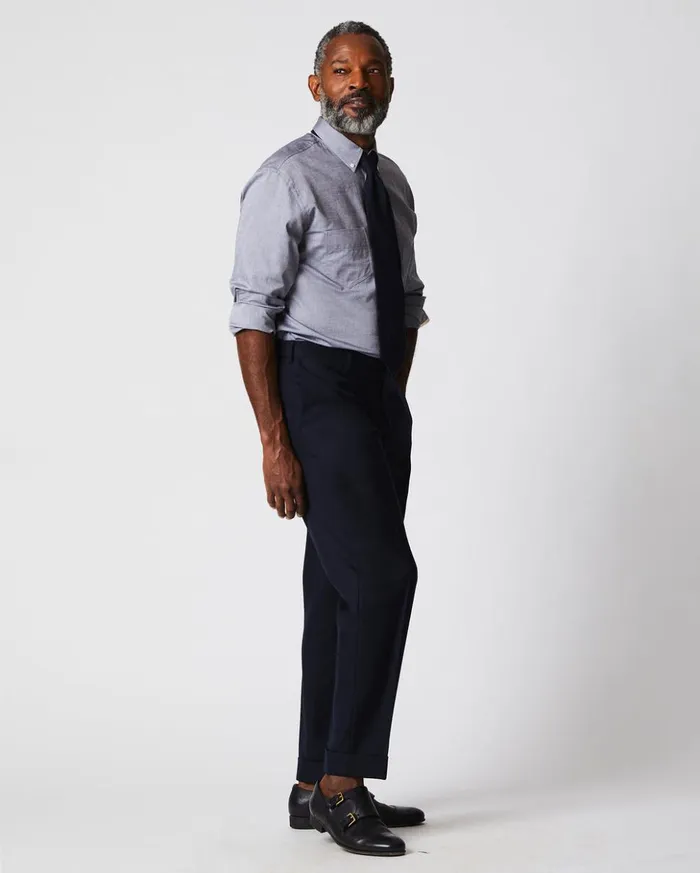 Shirting Men Billy Reid Arnie Oxford Shirt Light Grey