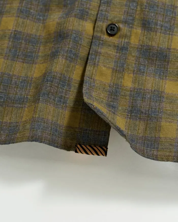 Shirting Men Billy Reid Melange Shadow Plaid Tuscumbia Shirt Greyolive