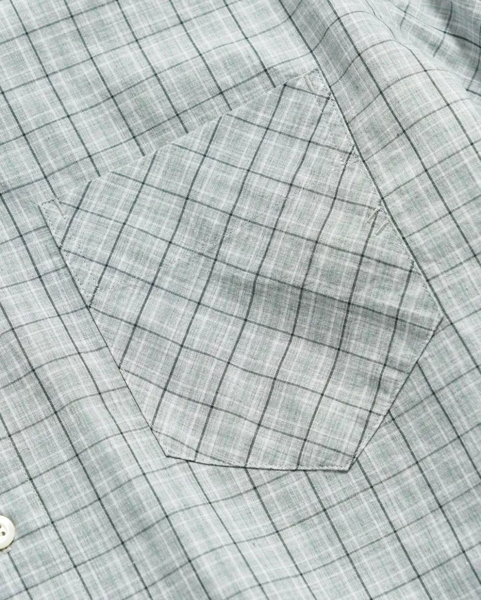 Shirting Men Billy Reid Melange Window Plaid John T Shirt Greymulti
