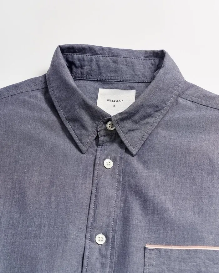 Shirting Men Billy Reid Msl 1pocket Shirt Blue