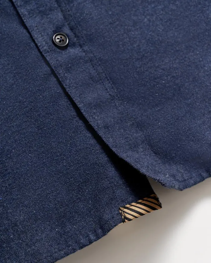 Shirting Men Billy Reid Tuscumbia Classic Shirt Navy