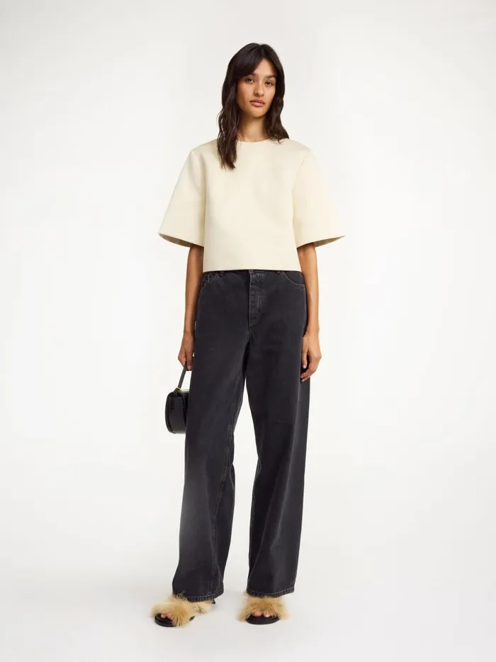 Shirts and Blouses Women By Malene Birger Hania Top Oyster Gray