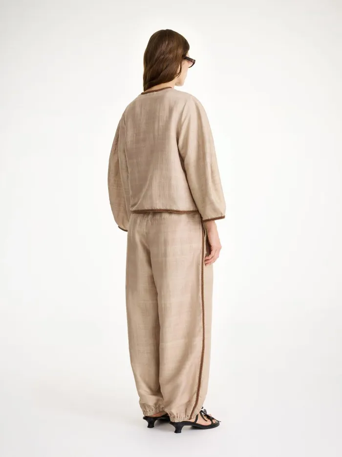 Shirts and Blouses Women By Malene Birger Mineas Silk Top Nomad Shirts and Blouses Women By Malene Birger Mineas Silk Top Nomad