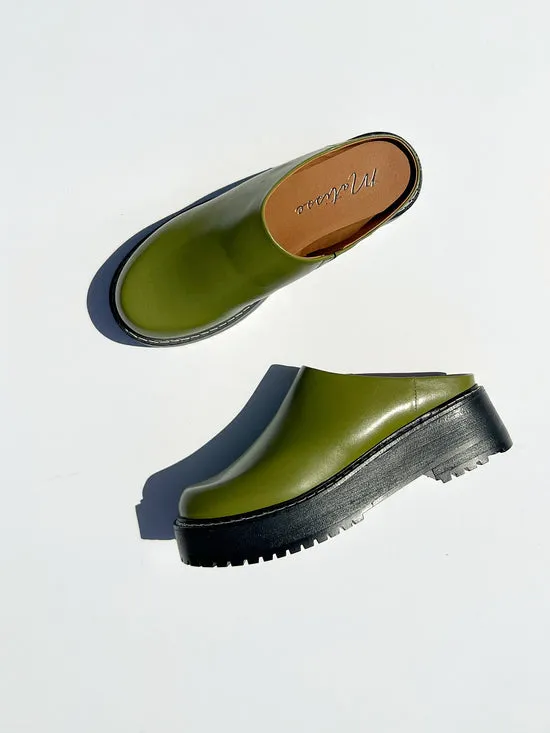 Shoes Lena Chunky Mule Olive Lisa Says Gah Women