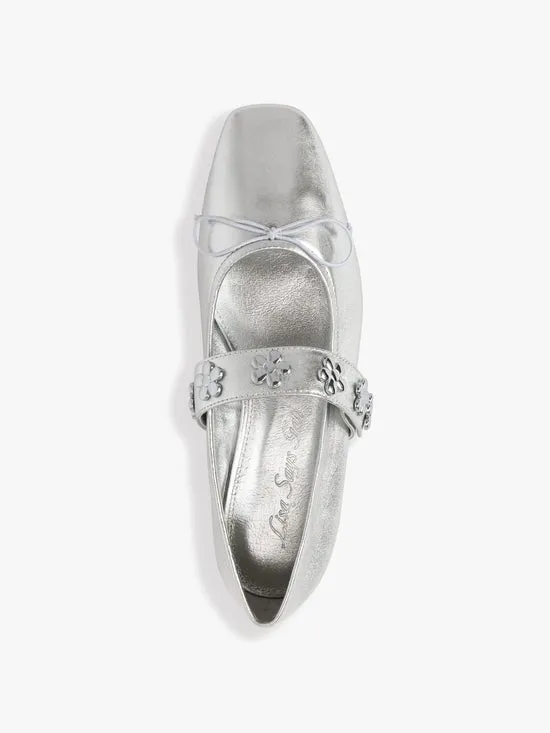 Shoes Lisa Says Gah Women Sylvie Ballet Flat Silver Shoes Lisa Says Gah Women Sylvie Ballet Flat Silver