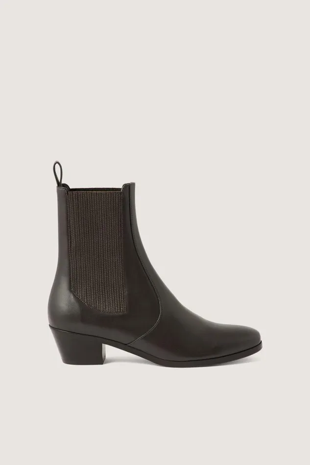 Shoes Women Soeur GAZETTE ANKLE BOOTS Dark Brown