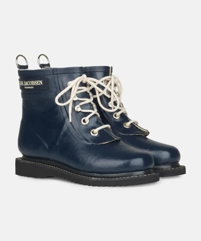 Short Rubber Boots 8211 Dark Indigo Rainboots Ilse Jacobsen Rainboots Short