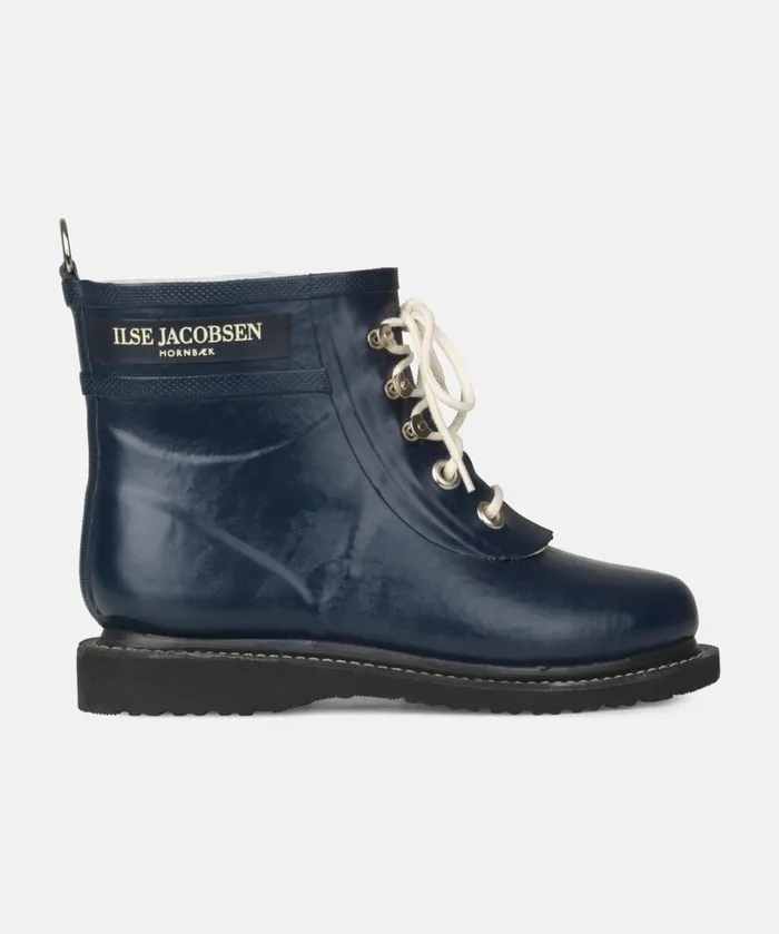 Short Rubber Boots 8211 Dark Indigo Rainboots Ilse Jacobsen Rainboots Short