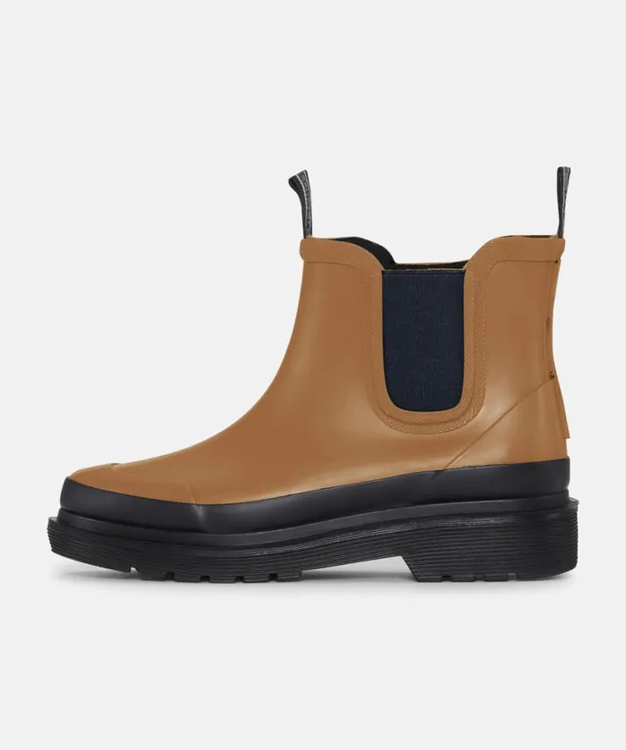 Short Rubber Boots 8211 Golden Brown Rainboots Ilse Jacobsen Rainboots Short