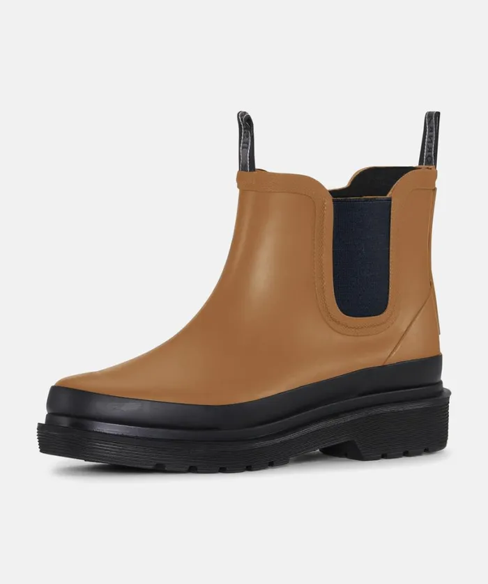 Short Rubber Boots 8211 Golden Brown Rainboots Ilse Jacobsen Rainboots Short