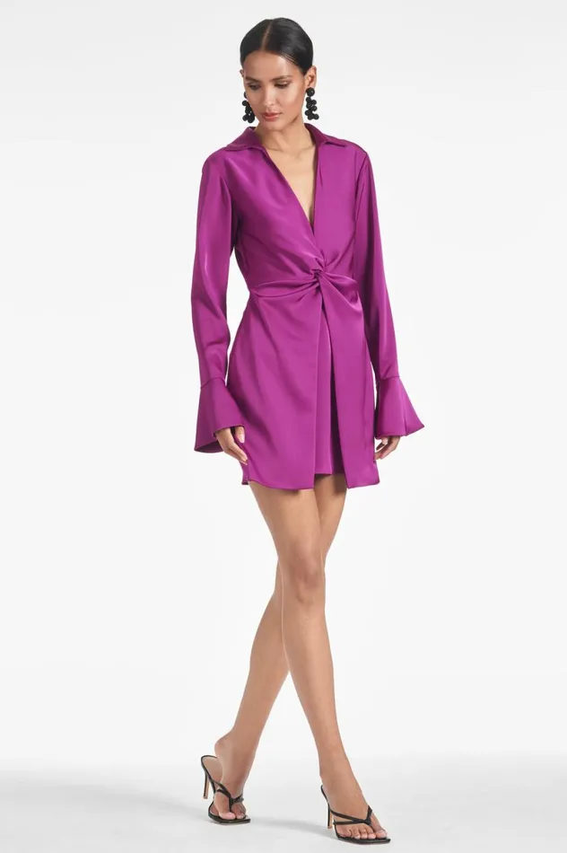 Short Women Sachin and Babi Greta Dress 8211 Sparkling Grape