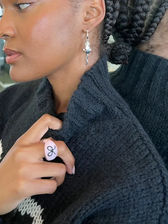 Silver Rat Hoop Silver Jewelry Lisa Says Gah Women