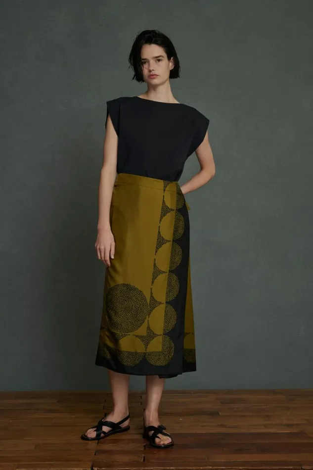Skirts and Shorts Women Soeur TENSI SKIRT Khakiblack