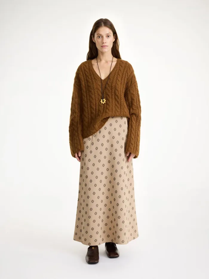 Skirts Women By Malene Birger Boshan Maxi Skirt Graphic Flower