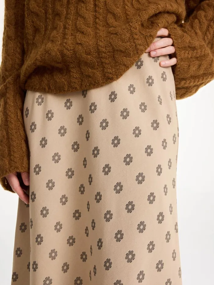 Skirts Women By Malene Birger Boshan Maxi Skirt Graphic Flower