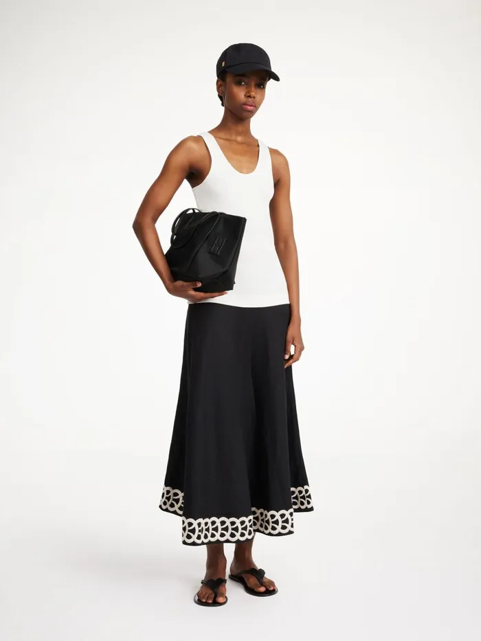 Skirts Women By Malene Birger Leonne Linen Skirt Black
