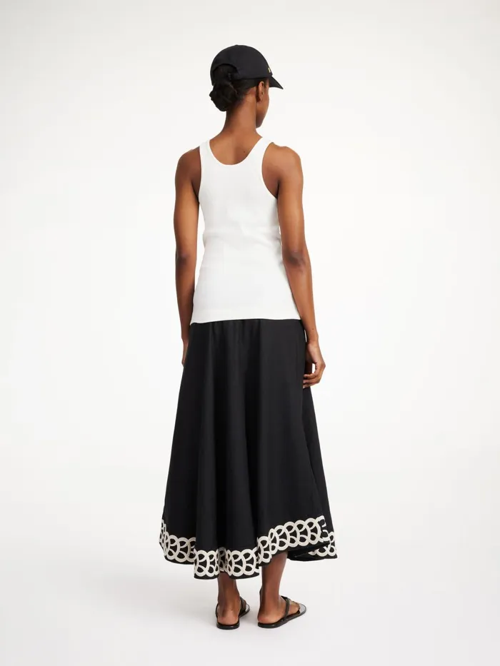 Skirts Women By Malene Birger Leonne Linen Skirt Black Skirts Women By Malene Birger Leonne Linen Skirt Black