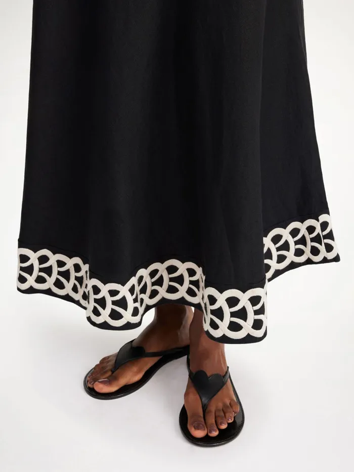 Skirts Women By Malene Birger Leonne Linen Skirt Black Skirts Women By Malene Birger Leonne Linen Skirt Black