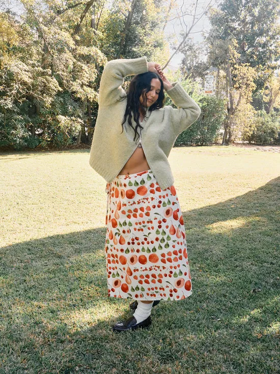 Skirts Women Lisa Says Gah Capri Wrap Skirt Fruit Print
