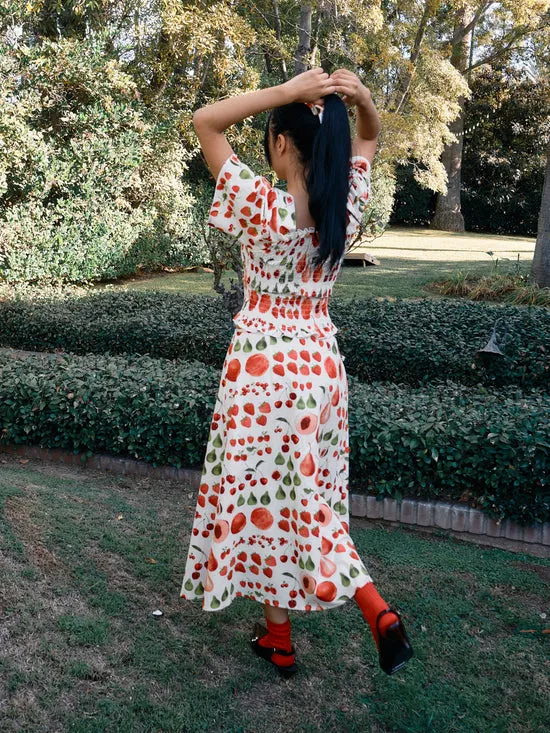 Skirts Women Lisa Says Gah Capri Wrap Skirt Fruit Print