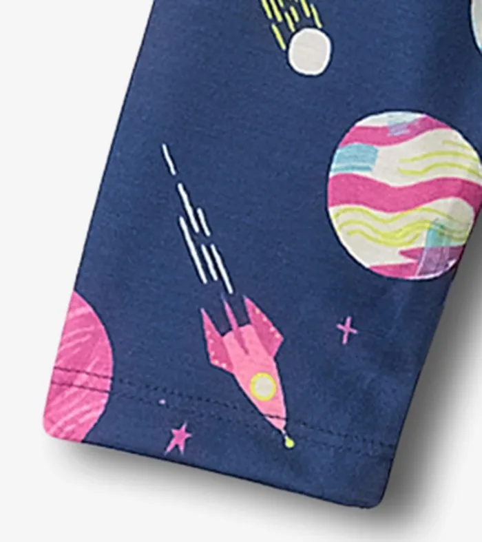 Sleepwear Girls Hatley Interstellar Long Sleeve Girls Nightgown