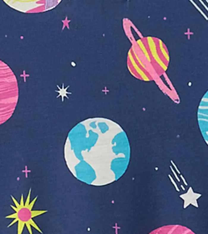 Sleepwear Girls Hatley Interstellar Long Sleeve Girls Nightgown