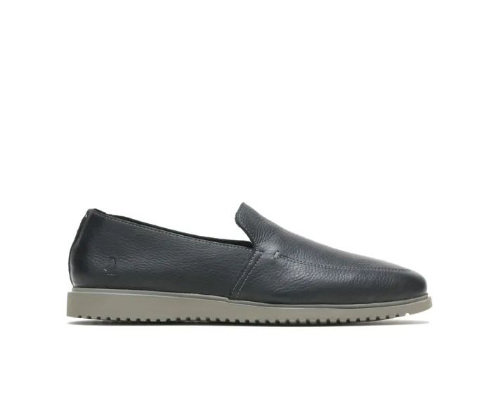 SlipOns Everyday SlipOn Black Leather Hush Puppies Men