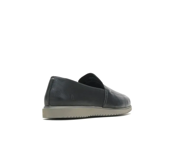 SlipOns Everyday SlipOn Black Leather Hush Puppies Men