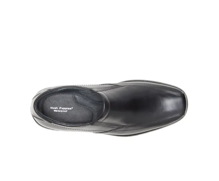 SlipOns Hush Puppies Men Rainmaker Black Leather