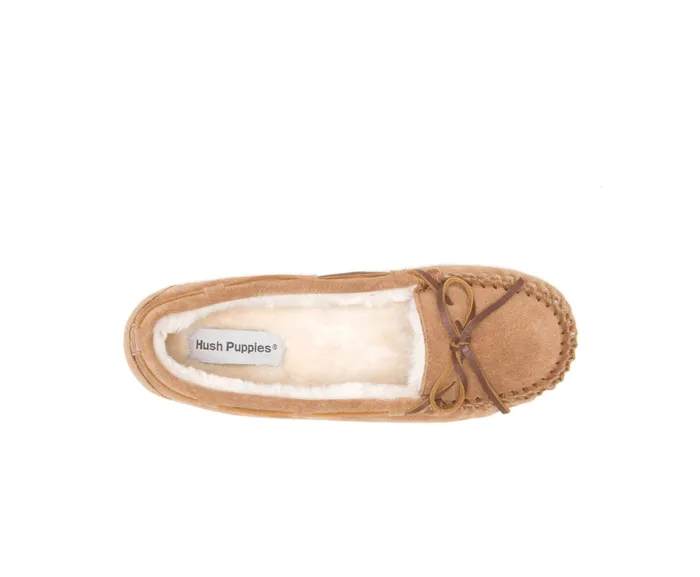 Slippers Women Raquel Jr Trapper Moc Cinnamon Hush Puppies